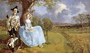 Thomas Gainsborough Mr. and Mr.s Andrews Germany oil painting reproduction
